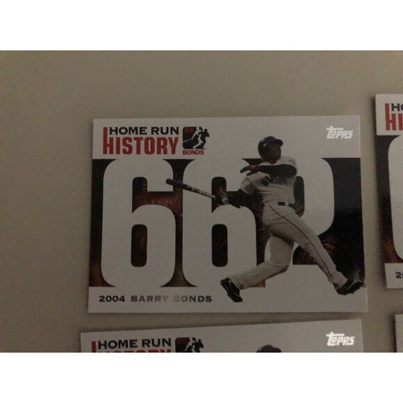 Barry Bonds 2006 Topps Home Run History Card Lot (14) MLB San Francisco Giants - Picture 3 of 16